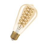 Osram Vintage 1906 LED E27 Edison Filament Goud 8.8W 806lm - 824 Zeer Warm Wit | Dimbaar - Vervangt 60W