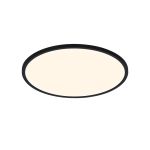Nordlux LED Plafondlamp Oja 42 Zwart 19W 2100lm - 830-840 CCT | 424mm - IP54 - Nachtmodus