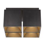 Nordlux Spot Ethan Zwart - Aluminium | 4x GU10 Max 35W