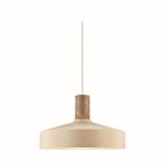 Nordlux Elvas Marble Pendelarmatuur Metaal Beige | Geschikt voor 1x E27