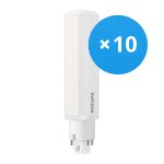 Voordeelpak 10x Philips CorePro PL-C LED 9W 830 | Warm Wit - 4-Pin - Vervangt 26W