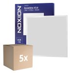 Voordeelpak 5x Noxion LED Paneel Ecowhite V3.0 36W 3700lm - 840 Koel Wit | 60x60cm - UGR <19