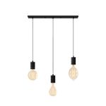 Calex XXL Hoge lumen Goud Complete Set - Including 3 XXL Lamps + Cordset Rechthoekig basis