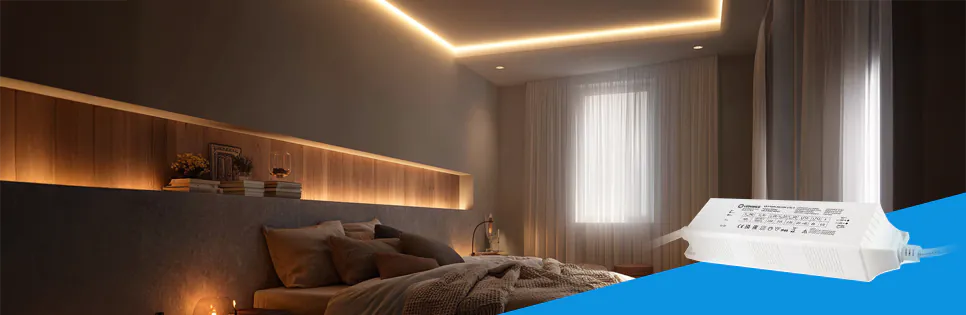 Plaatsing van een LED lichtstrip